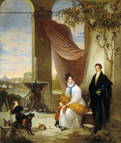 Charles Izard Manigault e la sua famiglia a Roma da Ferdinando Cavalleri